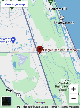 flagler cabinet company, map location of flagler cabinet company